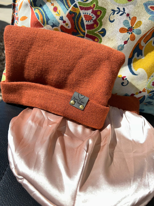 Satin lined beanie