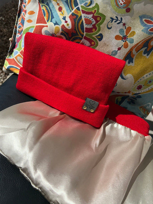 Satin lined beanie